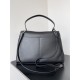 BALENCIAGA Rodeo Large Handbag in Black/Silver Hardware