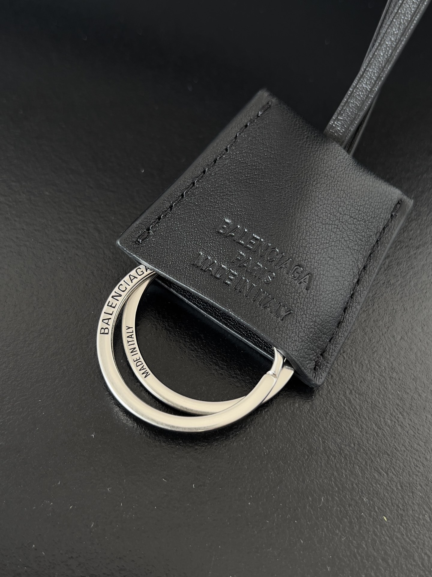 BALENCIAGA Rodeo Large Handbag in Black/Silver Hardware