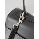 BALENCIAGA Rodeo Large Handbag in Black/Silver Hardware