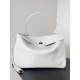 BALENCIAGA Rodeo Large Handbag in White/Silver Hardware