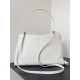 BALENCIAGA Rodeo Large Handbag in White/Silver Hardware