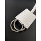 BALENCIAGA Rodeo Large Handbag in White/Silver Hardware