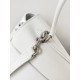 BALENCIAGA Rodeo Large Handbag in White/Silver Hardware