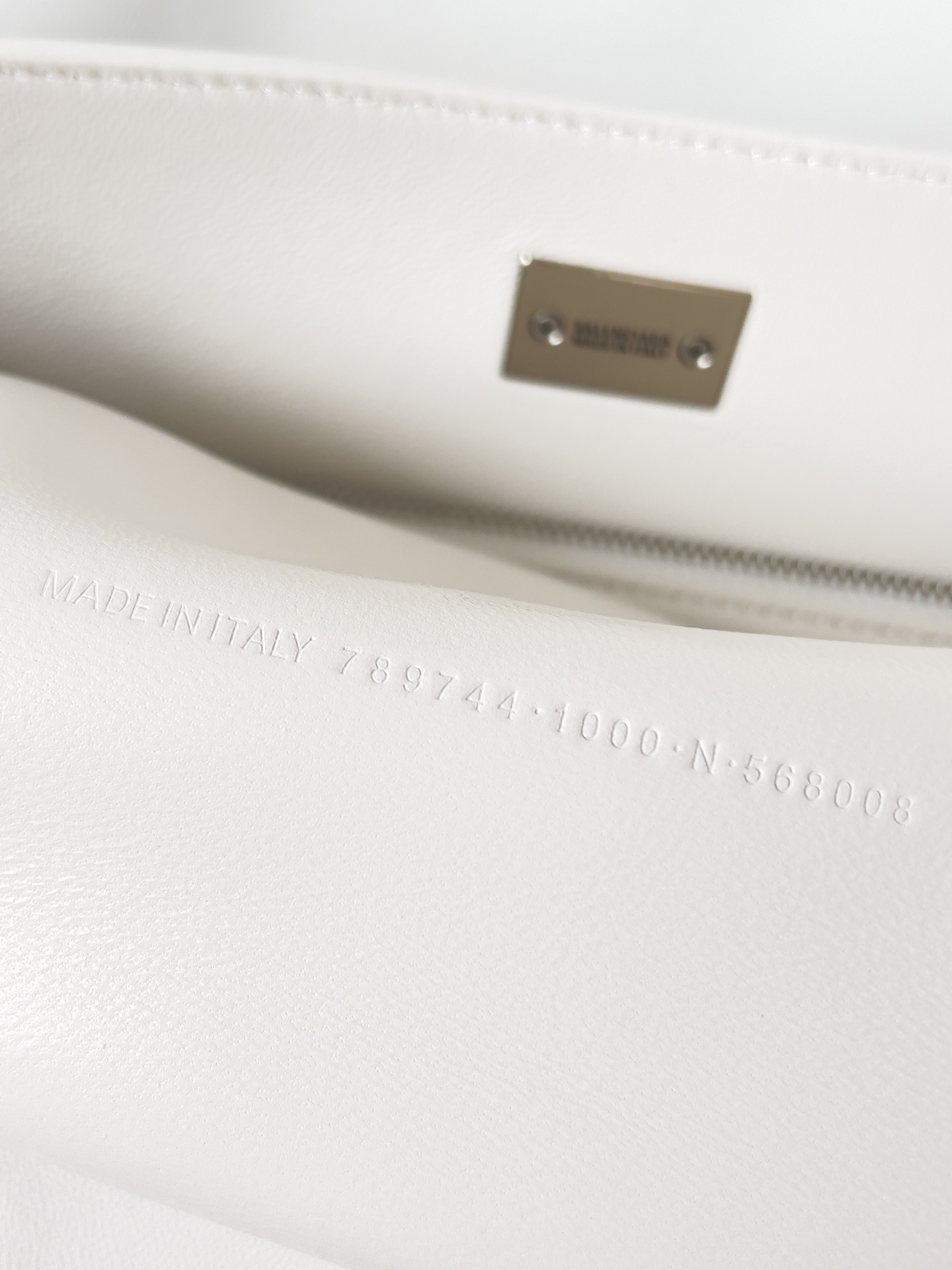 BALENCIAGA Rodeo Large Handbag in White/Silver Hardware