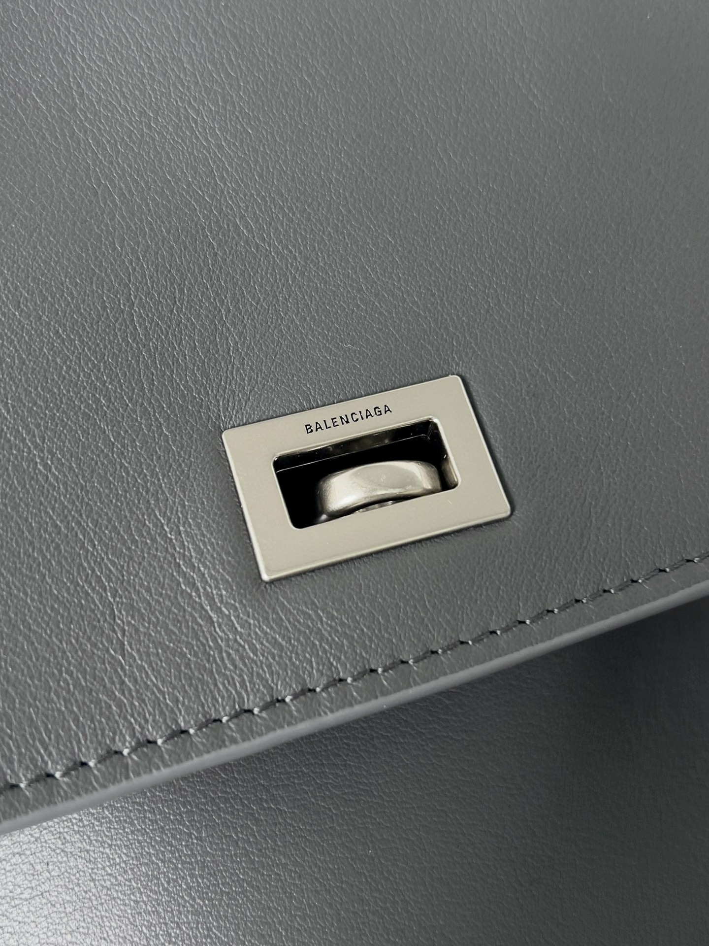 BALENCIAGA Rodeo Large Handbag in Grey/Silver Hardware