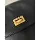 BALENCIAGA Rodeo Large Handbag in Black/Gold Hardware