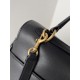 BALENCIAGA Rodeo Large Handbag in Black/Gold Hardware