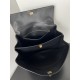 BALENCIAGA Rodeo Large Handbag in Black/Gold Hardware