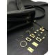 BALENCIAGA Rodeo Medium Handbag in Black/Gold Hardware