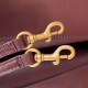 BALENCIAGA Rodeo Large Handbag in Burgundy/Gold Hardware