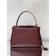 BALENCIAGA Rodeo Large Handbag in Burgundy/Gold Hardware