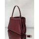 BALENCIAGA Rodeo Large Handbag in Burgundy/Gold Hardware