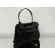 BALENCIAGA Rodeo Medium Handbag in Black/Gold Hardware