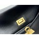 BALENCIAGA Rodeo Medium Handbag in Black/Gold Hardware