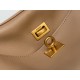 BALENCIAGA Rodeo Medium Handbag in Latte/Gold Hardware