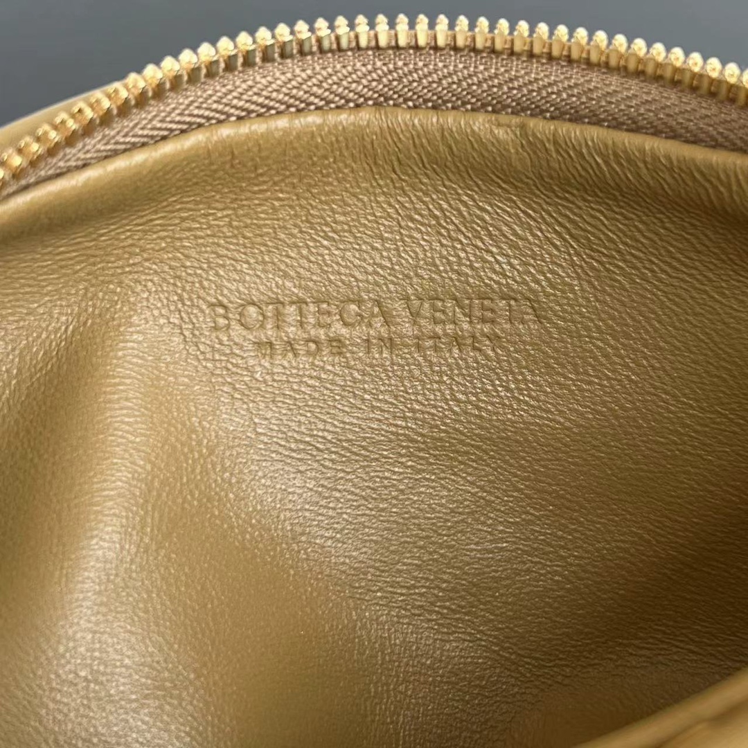 BOTTEGA VENETA Mini Jodie Handle Bag Almond