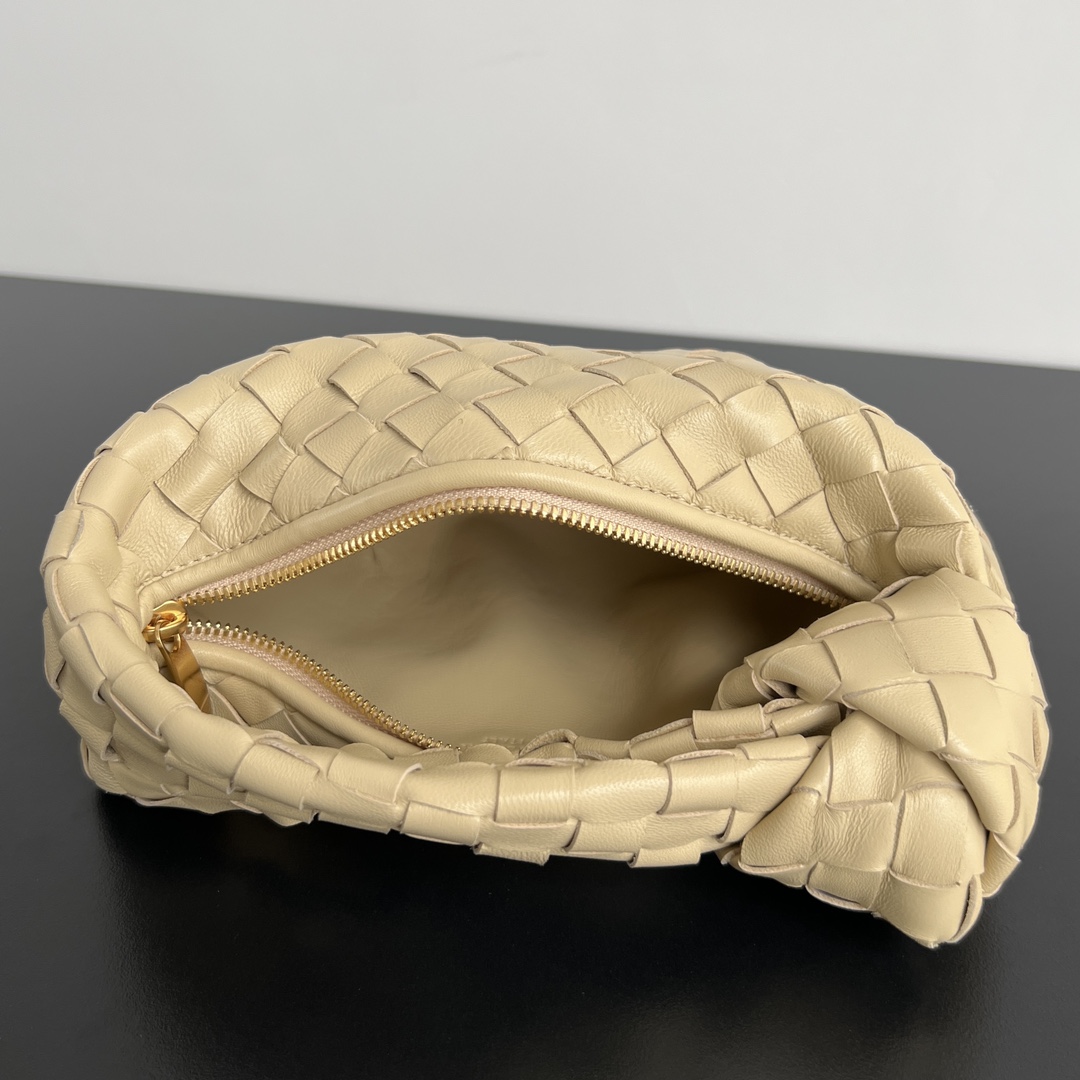 BOTTEGA VENETA Mini Jodie Handle Bag Porridge