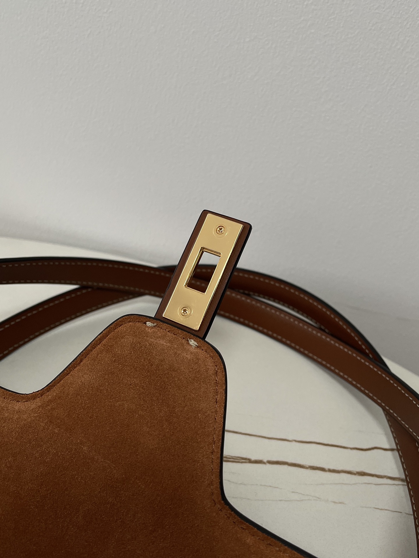 CELINE Large Soft 16 bag in Smooth Calfskin Tan 