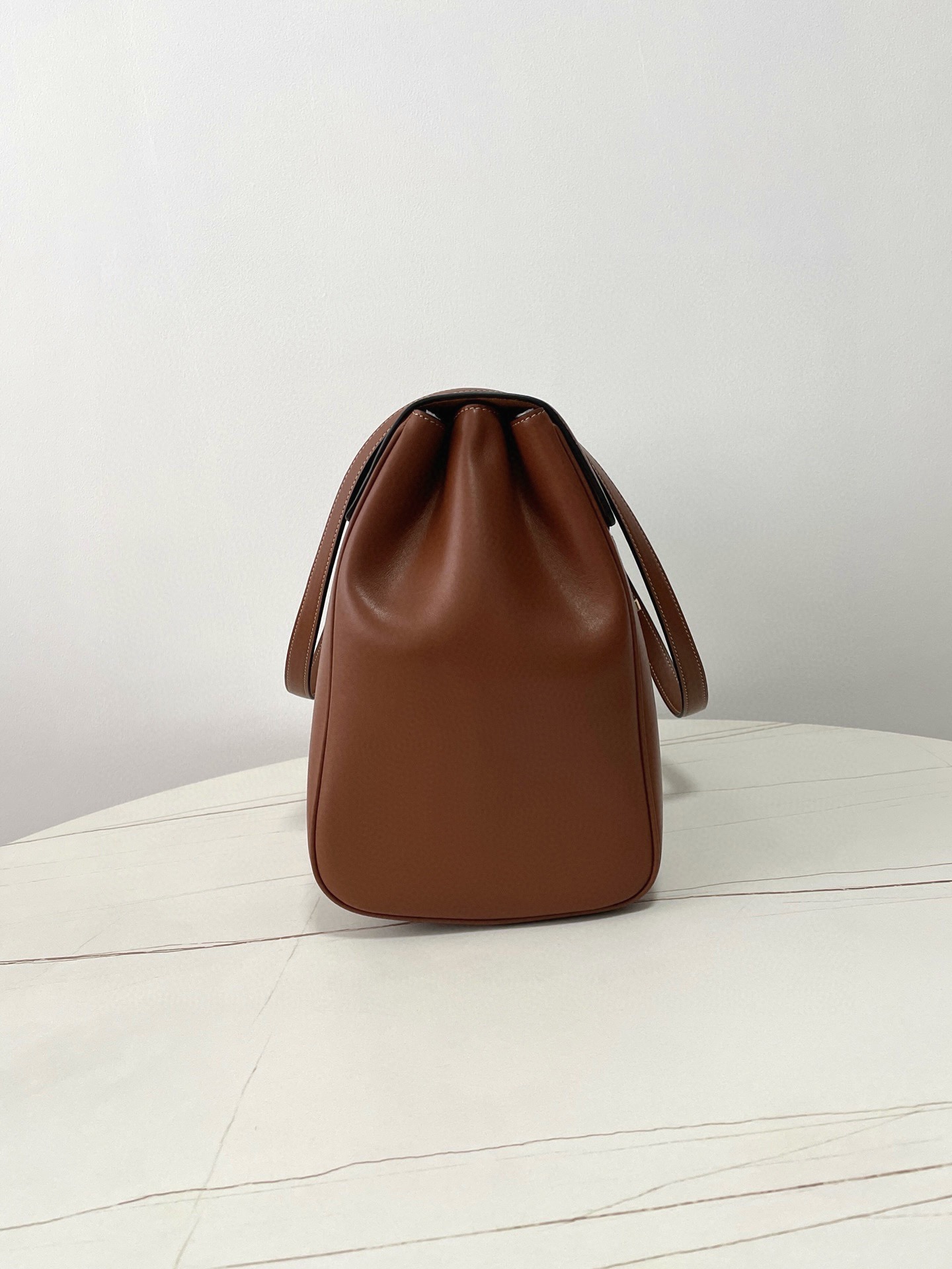 CELINE Large Soft 16 bag in Smooth Calfskin Tan 