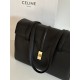 CELINE Large Soft 16 Bag in Supple Grained Calfskin Black