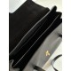 CELINE Large Soft 16 Bag in Supple Grained Calfskin Black