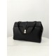 CELINE Large Soft 16 Bag in Supple Grained Calfskin Black