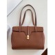 CELINE Medium Soft 16 bag in Smooth Calfskin Tan 