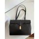 CELINE Medium Soft 16 bag in Smooth Calfskin Black