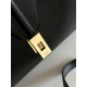 CELINE Medium Soft 16 bag in Smooth Calfskin Black