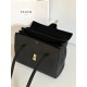 CELINE Medium Soft 16 bag in Supple Grained Calfskin Black