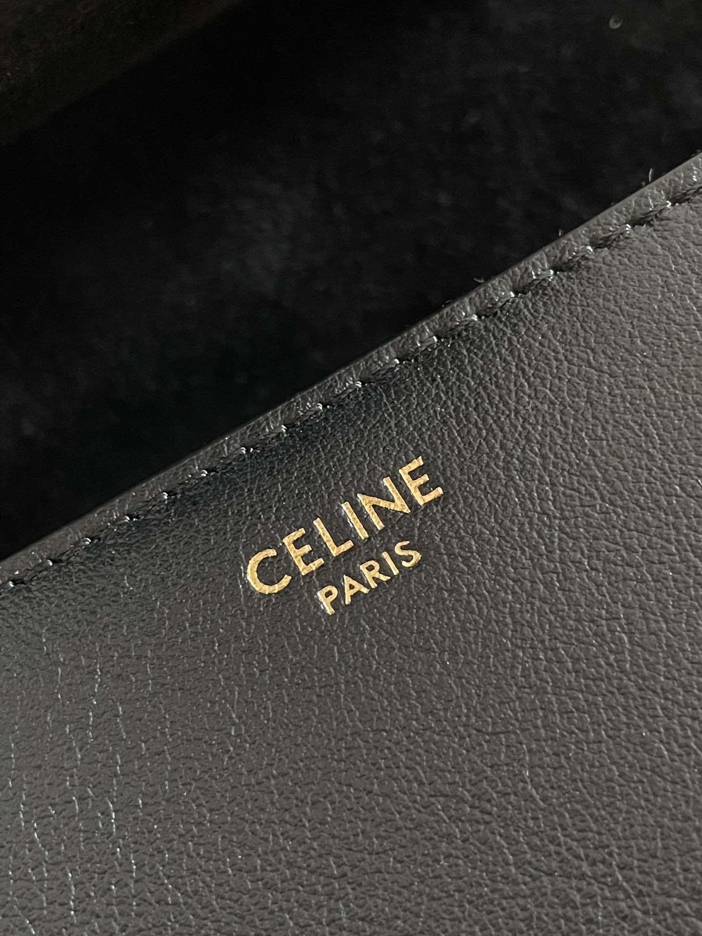 CELINE Teen Soft 16 in Smooth Calfskin Black