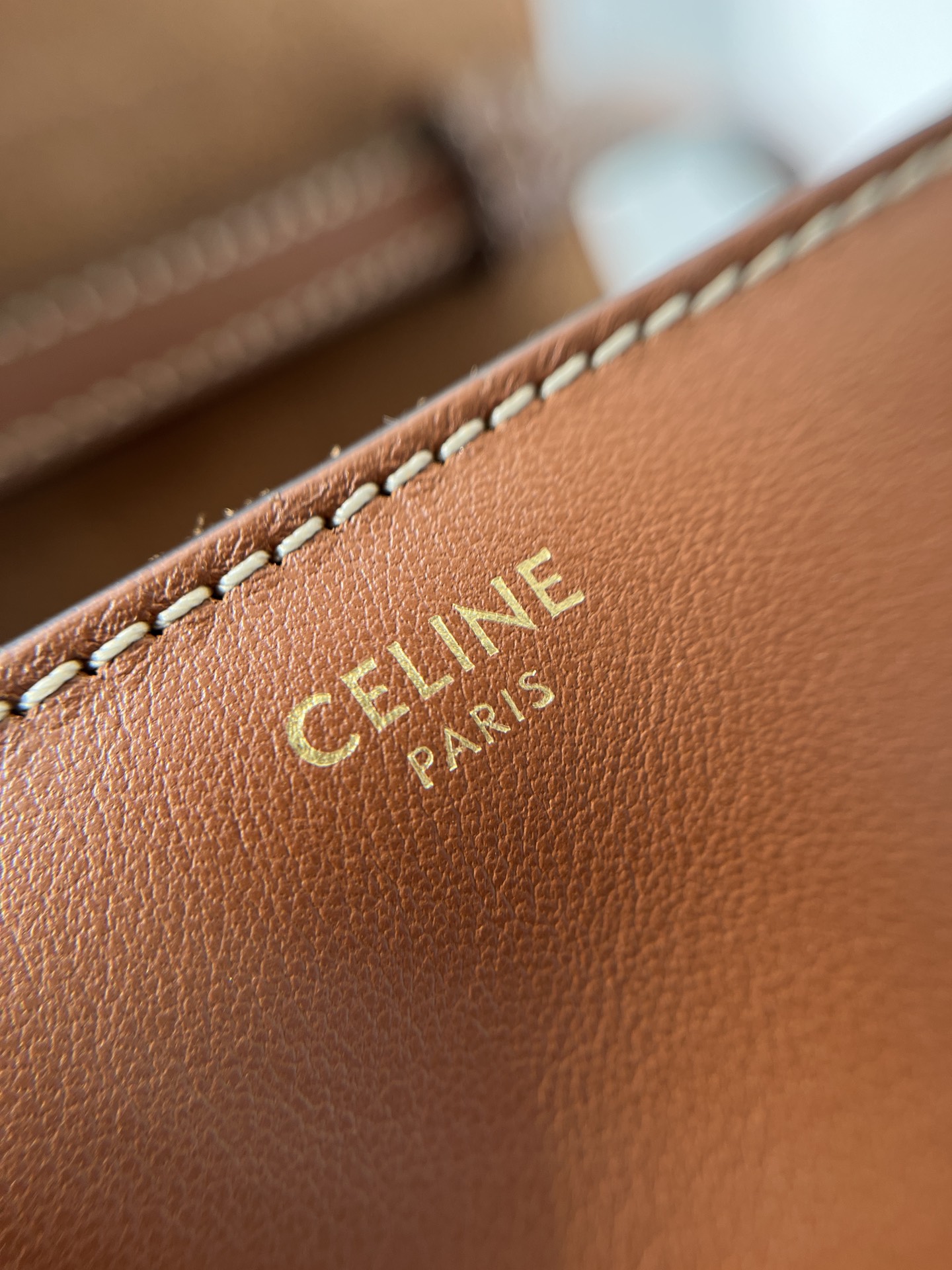 CELINE Mini Soft 16 in Smooth Calfskin Tan 