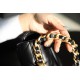 CHANEL Large 19 Flap Bag Black Lambskin Mixed Metal Hardware