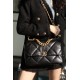 CHANEL Large 19 Flap Bag Black Lambskin Mixed Metal Hardware