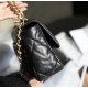 CHANEL Small 19 Flap Bag Black Lambskin Mixed Metal Hardware