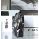 CHANEL Small 22 Bag Black Calfskin Silver Hardware