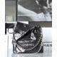 CHANEL Small 22 Bag Black Calfskin Silver Hardware