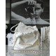 CHANEL Small 22 Bag White Calfskin Gold Hardware