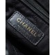 CHANEL Medium 22 Bag Black Calfskin Gold Hardware