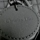 DIOR Mini Lady Dior Bag Black Ultramatte Cannage Calfskin