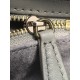 DIOR Mini Lady Dior Bag Grey Pearlescent Cannage Lambskin Gold Hardware