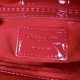 DIOR Mini Lady Dior Bag Cherry Red Patent Cannage Calfskin Gold Hardware