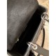 DIOR Medium Lady Dior Bag In Black Cannage Lambskin Sliver Hardware