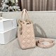 DIOR Medium Lady Dior Bag Powder Pink Cannage Lambskin Gold Hardware