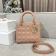 DIOR Medium Lady Dior Bag Blush Cannage Lambskin Gold Hardware