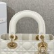 DIOR Small Lady Dior Bag Latte Cannage Lambskin Gold Hardware