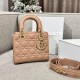 DIOR Small Lady Dior Bag Blush Cannage Lambskin Gold Hardware