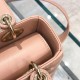 DIOR Small Lady Dior Bag Blush Cannage Lambskin Gold Hardware