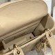 DIOR Small Lady Dior My ABCDior Bag Sand-Colored Cannage Lambskin Gold Hardware