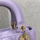 DIOR Small Lady Dior My ABCDior Bag Lilac Cannage Lambskin Gold Hardware